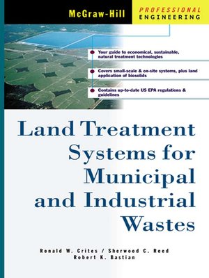 cover image of Land Treatment Systems for Municipal and Industrial Wastes